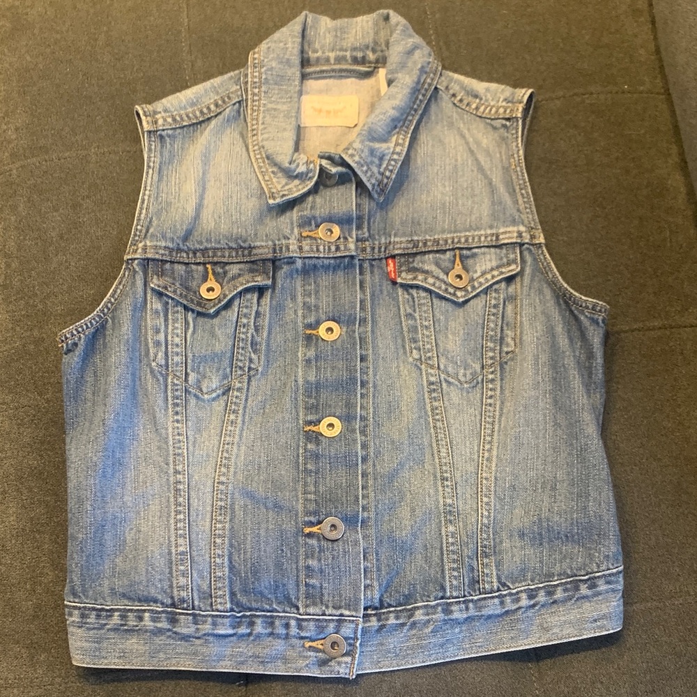 Levi's Classic Blue Denim vest